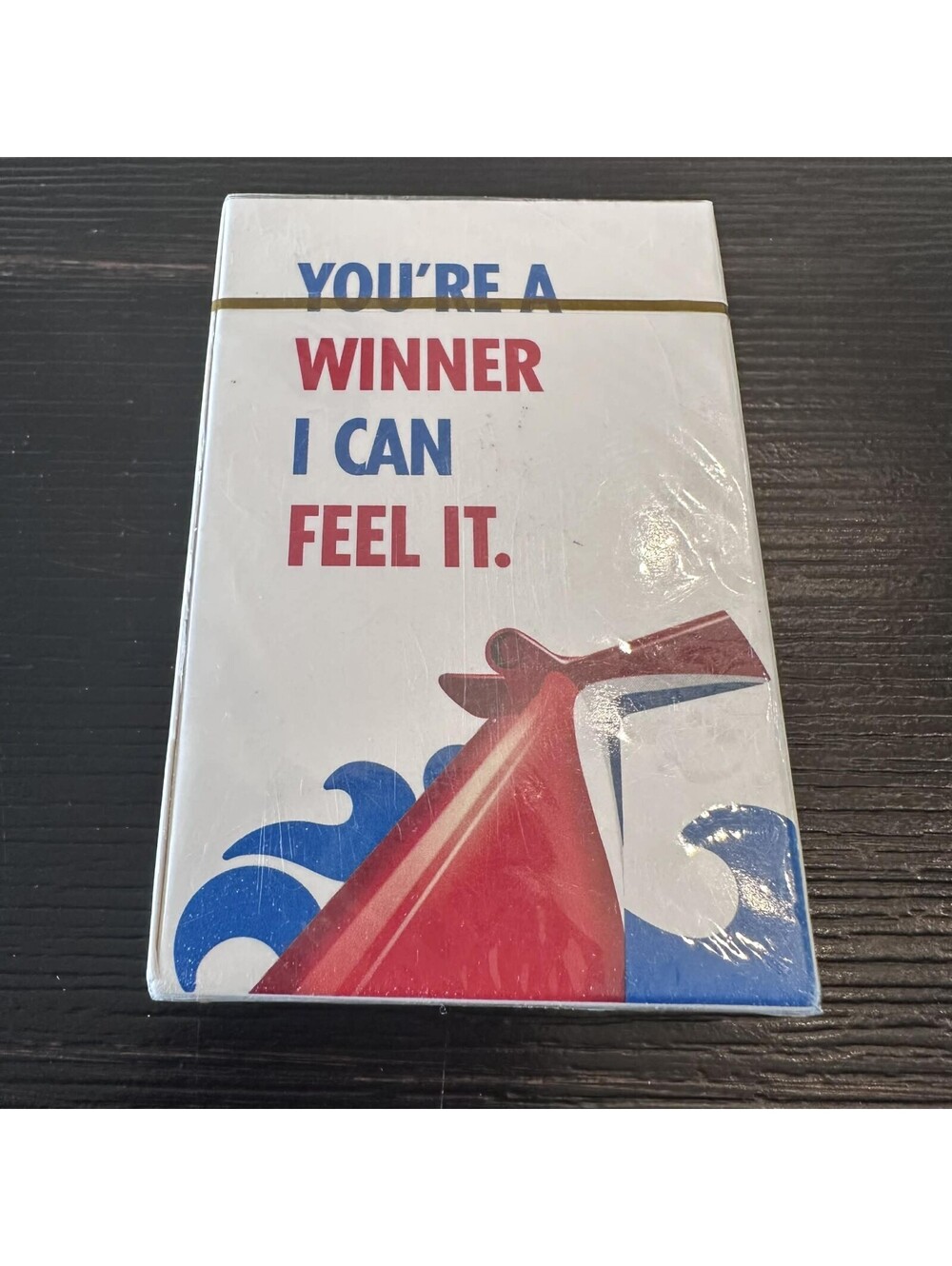 Carnival Cruise Line You're A Winner I Can Feel It Playing Cards Sealed Deck